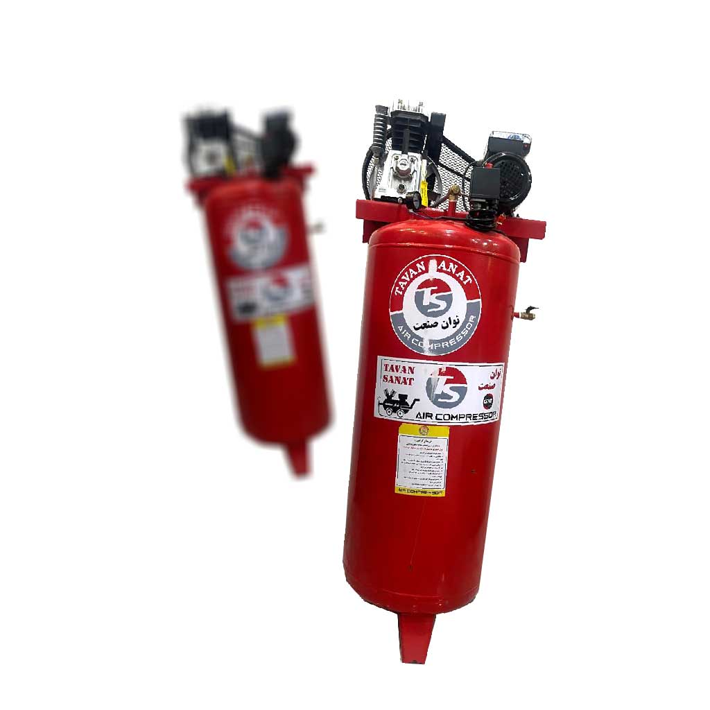 کمپرسور دو سیلندر ۲۵۰ لیتری ایستاده