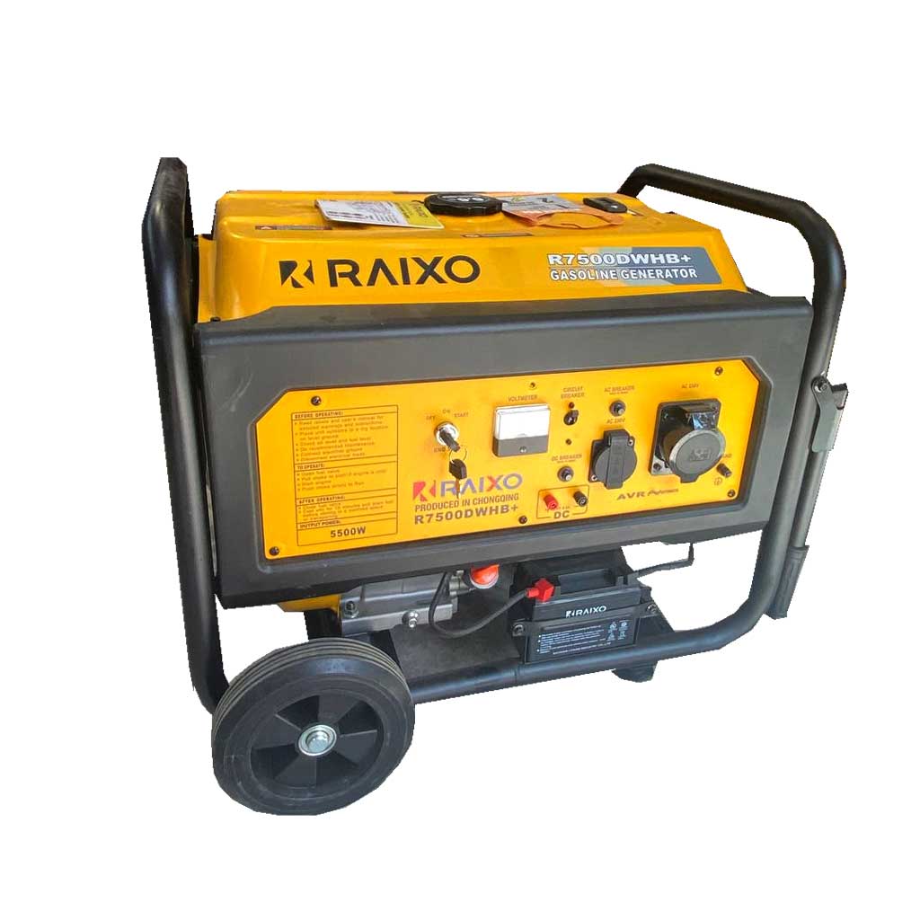 موتوربرق 5/5 کيلووات RAIXO R7500D WHB